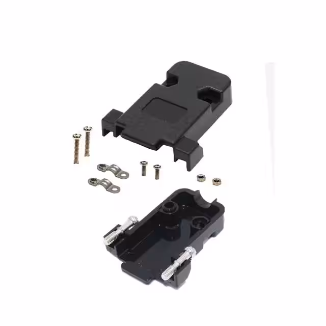 MHCCOV-9-SC-BK MH Connectors  Capots de connecteurs D-Sub en forme de D